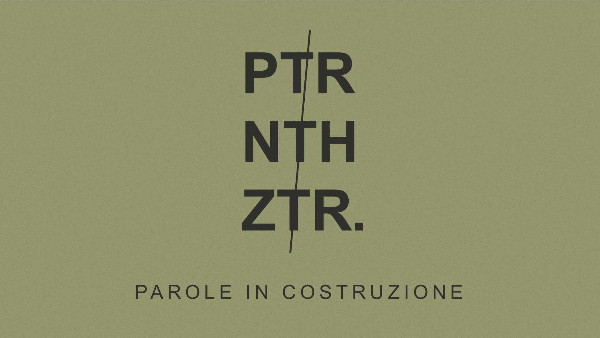 Copertina Parole in costruzione rubrica Elea